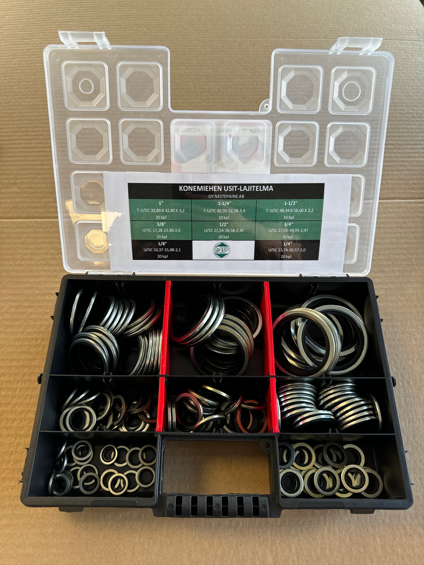 KONEMIEHEN USIT-LAJITELMA  R1/8-R1-1/2